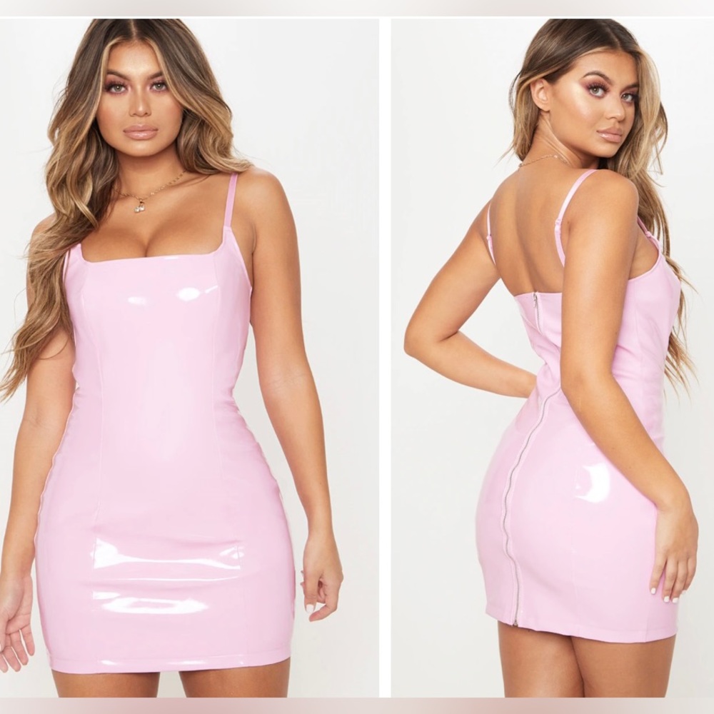 PLT PU Bodycon Dress
